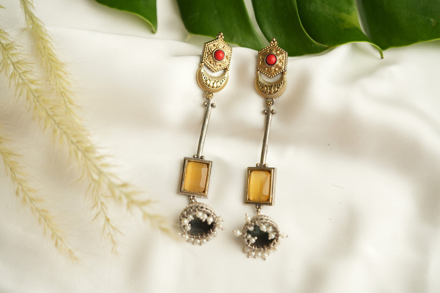 TRIPTI Serentity Drop Jhumkas