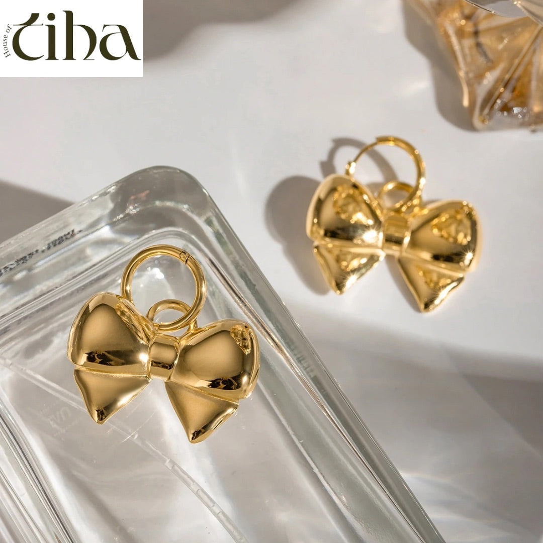 MINDY Bow Hoops