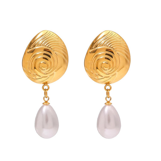 NYRA Pearl Drop Earrings