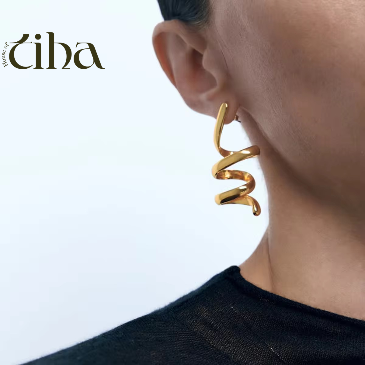 VICTORIA Spiral Earrings