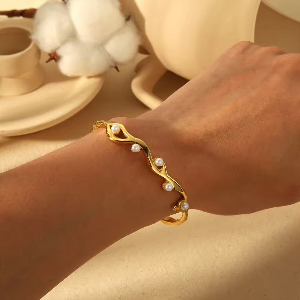 Pearl Cuff Bracelet